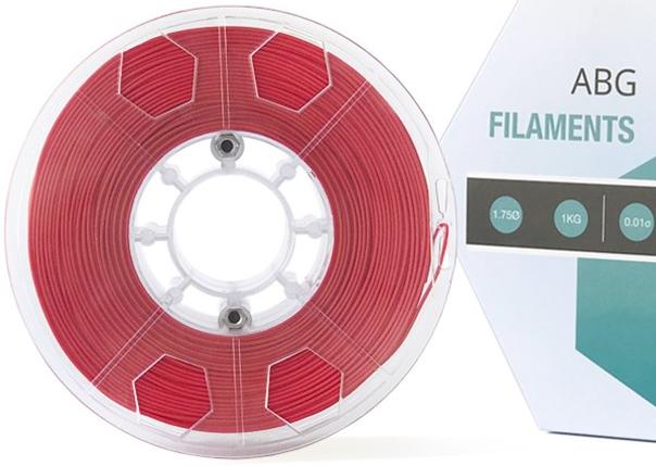 CoPET (PETg) ABG красный,1.75 мм, 1 кг