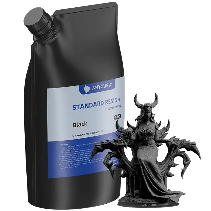 Anycubic Standard Resin+ 1.5Kg, Black