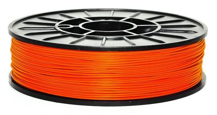 PLA оранжевый, 1.75 мм, 3DPlast