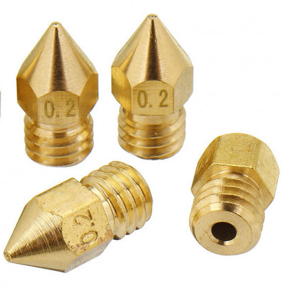 MK8 nozzles, brass