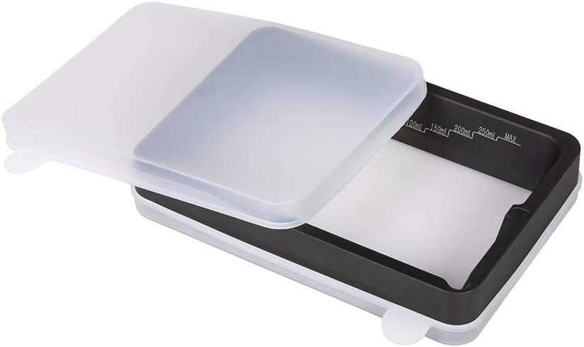 Vat-container with silicone lids for SLA / DLP printers