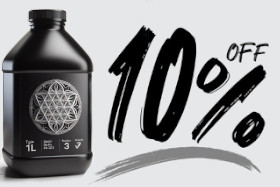 Buy resin printer and get 10% discount on any photopolymer