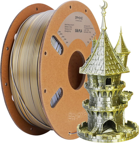 ERYONE Silk Dual-Color PLA, Gold & Silver