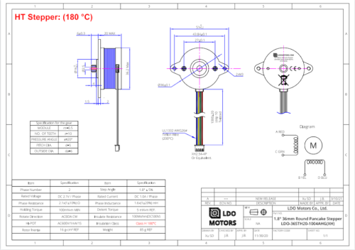Двигун LDO-36STH20-1004AHG