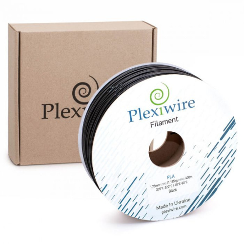 PLA черный, 1.75 мм, Plexiwire