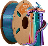 ERYONE Silk Tri-Color PLA, Purple & Blue Green & Burn Orange