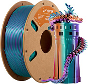 ERYONE Silk Tri-Color PLA, Purple & Blue Green & Burn Orange