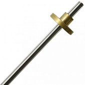 Trapezoidal Screws, Pitch 2 mm, D5 for CNC and 3D Printers