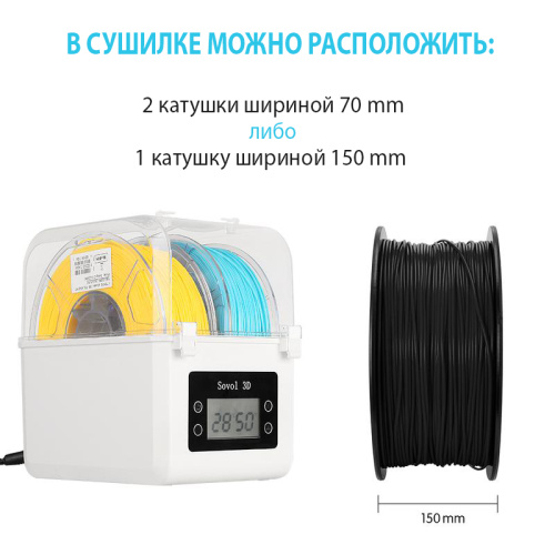 Сушилка для пластику Sovol