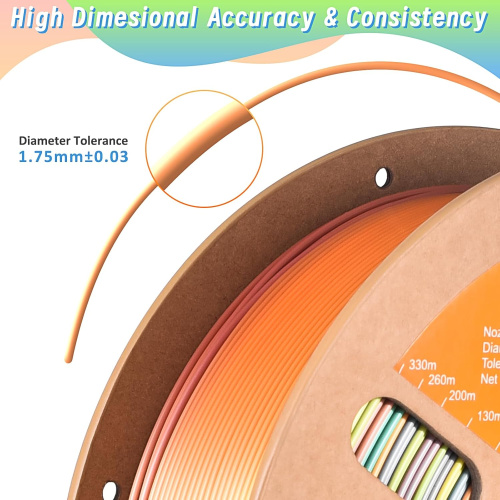 ERYONE Silk Rainbow PLA, Mountain Mirage