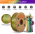 ERYONE Silk Tri-Color PLA, Dark Green & Purple & Yellow ERYONE Silk Tri-Color PLA, Dark Green & Purple & Yellow