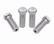 E3D Volcano nozzles, hardened