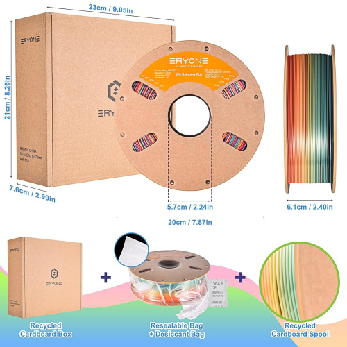 ERYONE Silk Rainbow PLA, Waterfall